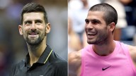 US Open men’s semifinal action as Novak Djokovic and Carlos Alcaraz face off in a clash of tennis titans