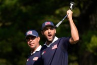 Europe romps to another session win in Ryder Cup for a commanding 5