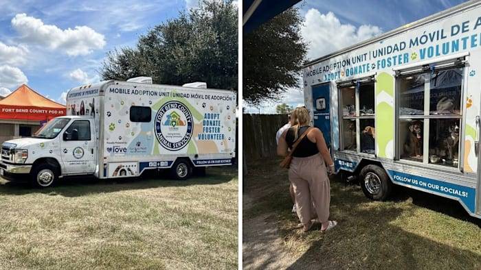 New mobile pet adoption unit unveiled in Fort Bend County
