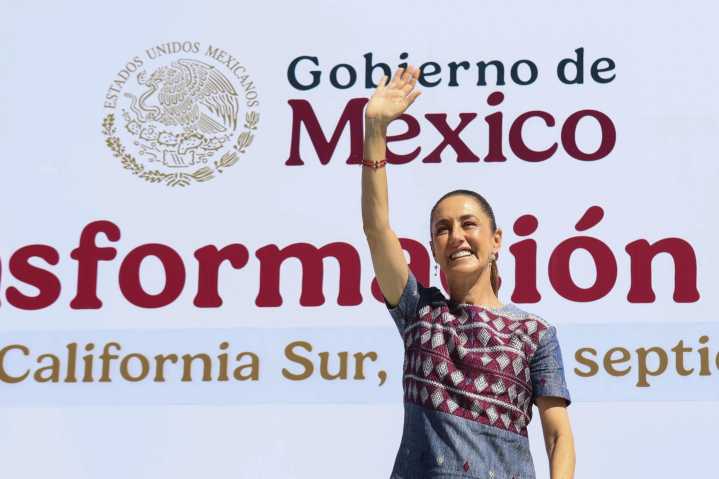 “En México ya no se negocian impuestos, el pueblo manda”: Claudia Sheinbaum desde Baja California Sur