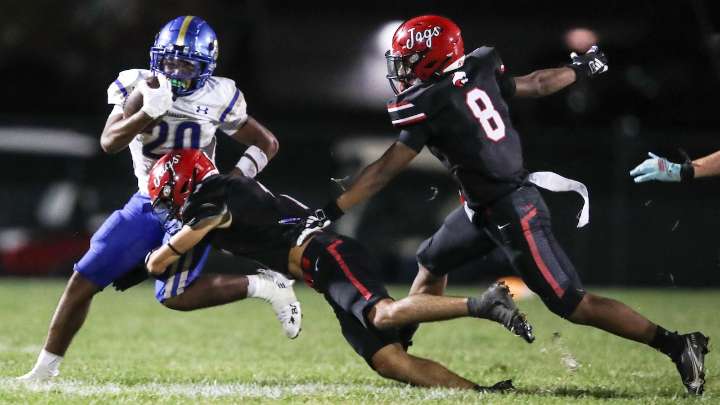 Jackson Township earns 1st home football victory since merging of schools (PHOTOS)