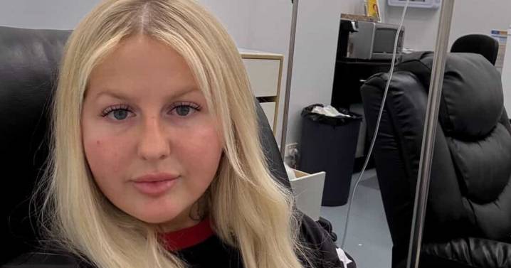 Mum-of-two noticed symptom on her neck, then she was told she has cancer