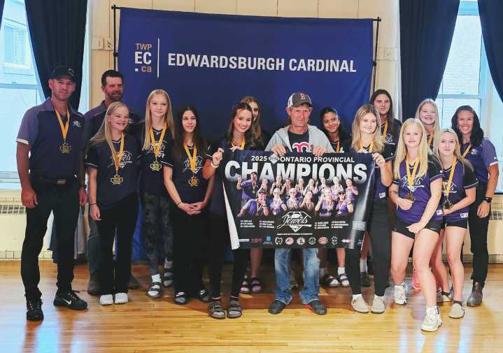 Edwardsburgh Cardinal honours provincial champion girls softball team