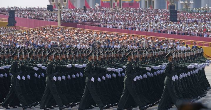 In pictures: China welcomes world leaders for military parade in Beijing's Tiananmen Square