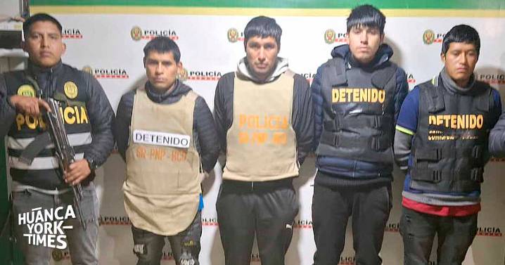 Detención preliminar a los cuatro de Tarma por matar al chofer y robarle 700 sacos de arroz