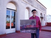 La increíble historia del científico de 81 años que se subió al barco del Conicet como artista y no paró de pintar: "Estaba sacado"