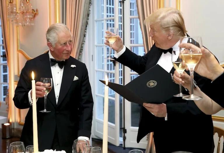 Trump recorre Windsor en medio de la pompa desplegada por el rey Carlos III en su segunda visita de Estado