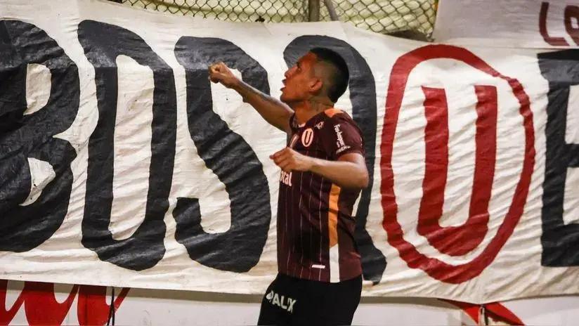 a pura garra: Alex Valera anotó el 1-0 de Universitario ante UTC en Trujillo [VIDEO]