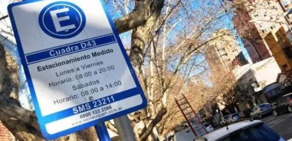Este lunes 29 de septiembre no cobrarán el estacionamiento medido en Neuquén