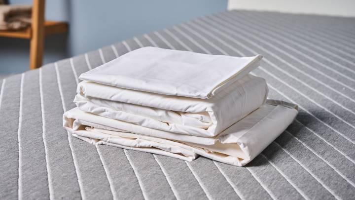 Forget silk — this crisp percale sheet set made me feel like I was sleeping in a luxury hotel bed and it costs a fraction of the price