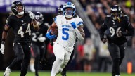 Lions’ Aidan Hutchinson gets real on David Montgomery’s impact in hilarious moment