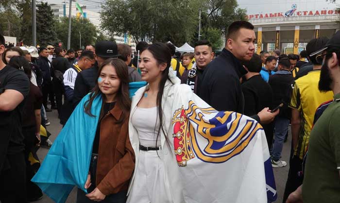 El Real Madrid desata la locura en Almaty
