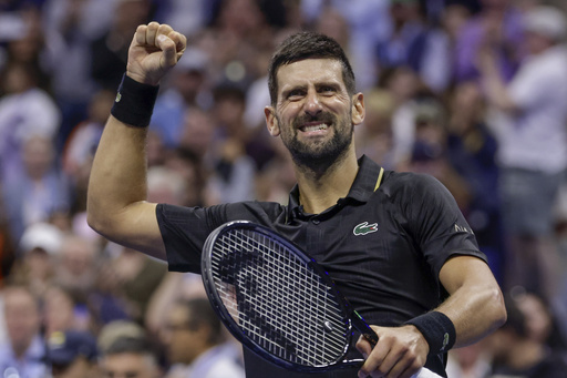 Djokovic vence en el US Open a pesar de molestia en el cuello y ahora enfrentará a Fritz