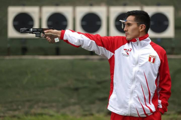 Kevin Altamirano ganó medalla de oro en el Campeonato Nacional de Tiro 2025