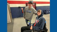 MN hockey player returns to the rink after he broke his neck