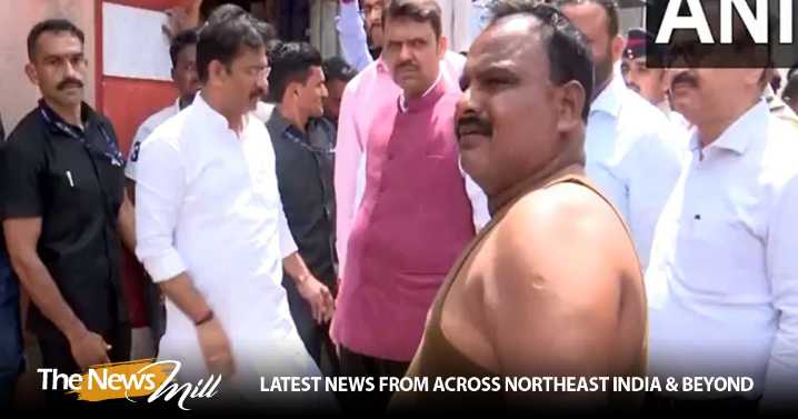 Maharashtra CM visits Darfal village in Solapur district to assess flood situation
