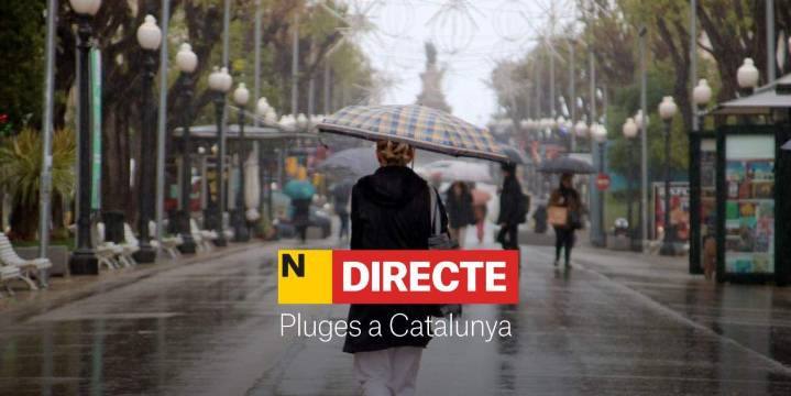 Alerta por lluvias en Catalunya, DIRECTO | Última hora del temporal