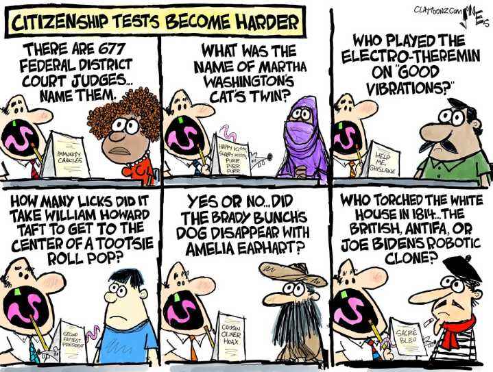 Cartoon: Citizenship blues