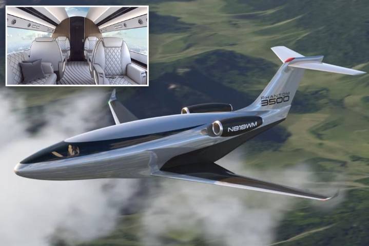 Windowless 'plane of the future' airs sky view on video screens