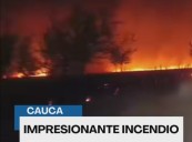 Infierno en el Cauca: Incendio Forestal Devasta la Vía El Estrecho