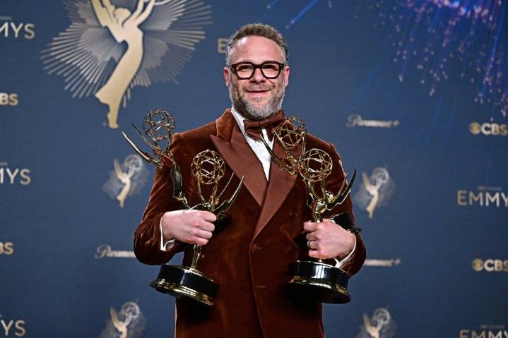 'The Studio's Seth Rogen Emmys Interview On Sal Saperstein