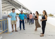 Nuevo espacio de sombra en el colegio de Costa Teguise