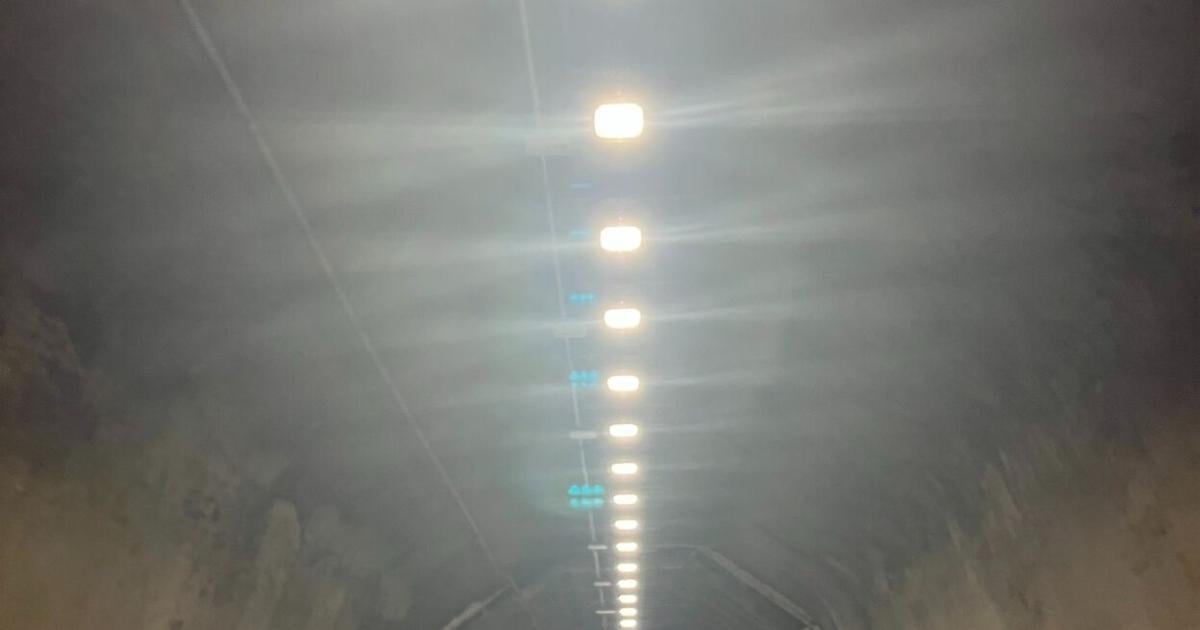 Knapps Hill Tunnel near Chelan reopens ahead of schedule with new lighting