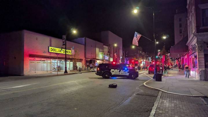 Two vehicles crash on Main Street in Butler