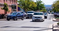 Restriping of Fourth and Fifth streets nearly complete