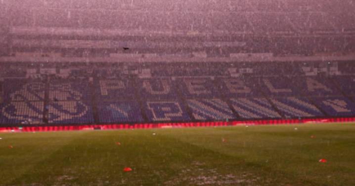 ¡Sin drenaje mundialista! Suspenden partido Puebla vs. Chivas por tormenta eléctrica