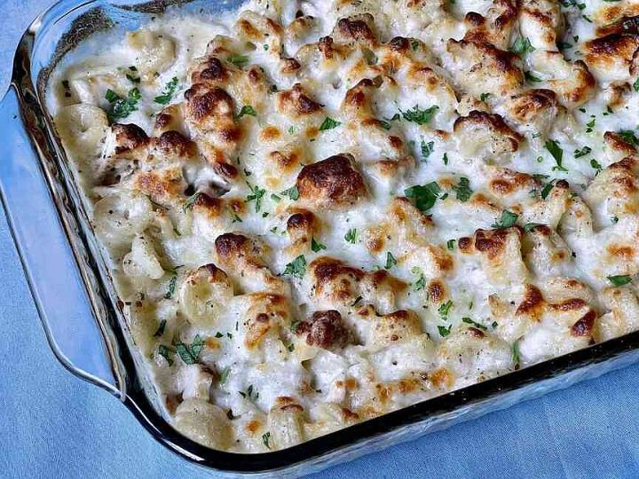 FRONT BURNER | OPINION: Chicken Alfredo pasta bake inspired by discontinued Red Baron frozen dinner