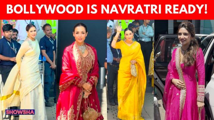 Navratri 2025: Malaika Arora, Sreeleela, Karisma Kapoor, Genelia D'Souza Stun In Ethnic Wear