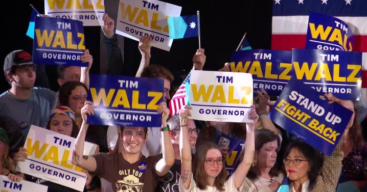 Gov. Walz launches re-election campaign, seeking third term as governor