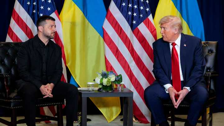 Trump shifts position on Ukrainian territory held by Russia : NPR