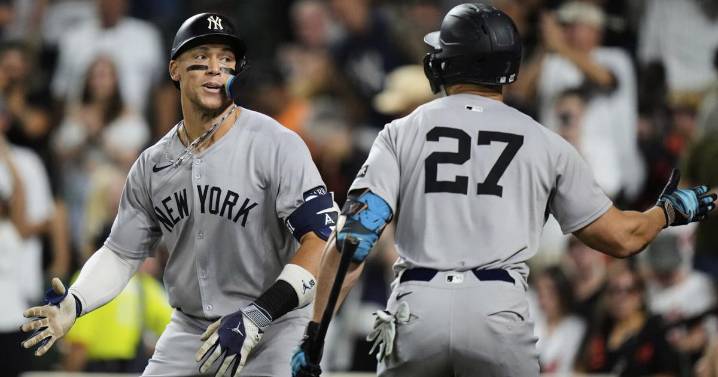 Judge hits 49th homer and Stanton smacks 3-run shot to lead Yankees past Orioles 6
