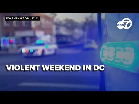 Violent weekend in DC with stabbing, shooting incidents follows end of federal takeover