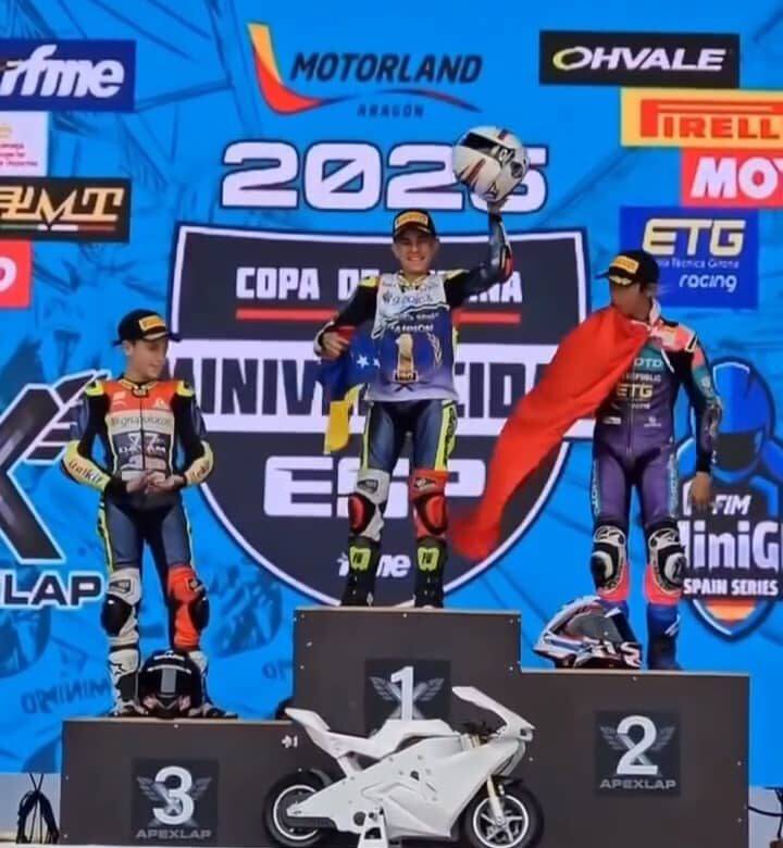 Diego Andrés González clasificó al Mundial de Motociclismo 2025
