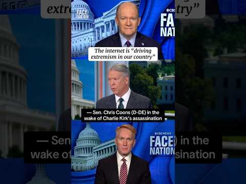 Sen. Coons on efforts to foster bipartisan discourse, combat extremism online #shorts