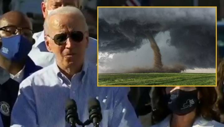 Biden Warns Of Especially Severe 'Whirlyswirly Wind' Season This Year