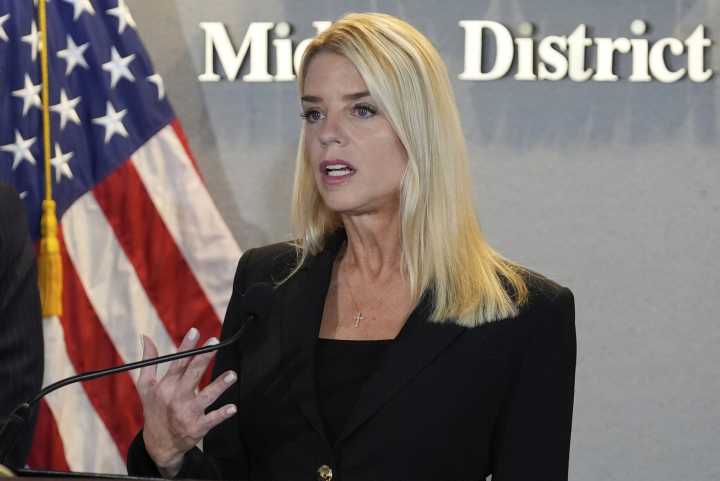 Trump calls on Attorney General Bondi to use power of the Justice Department more aggressively