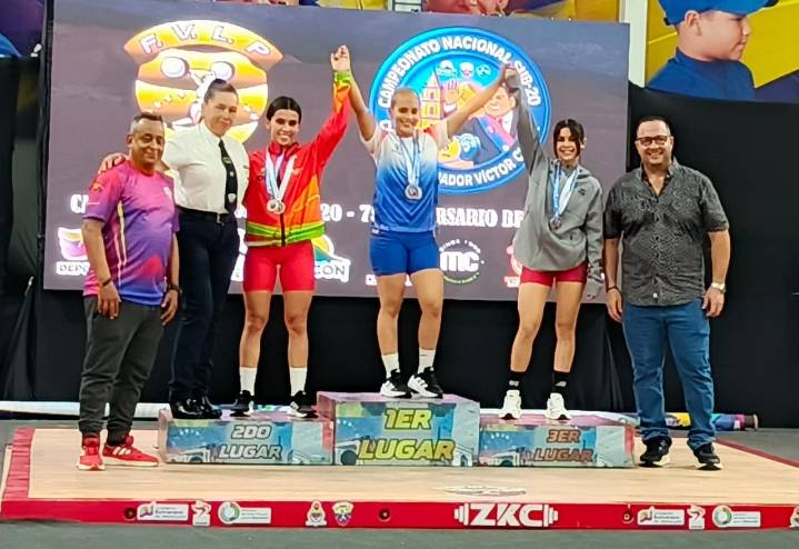 Pesistas monaguenses ganan seis medallas de bronce en el Campeonato Nacional Sub