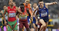 Portugal's Isaac Nader is the out-of-nowhere winner of men's 1,500 meters at world championships
