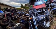 En Armenia inicia proceso de chatarrización con 1.700 motos en estado de abandono