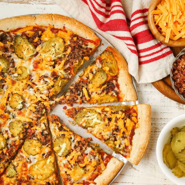 Bacon Cheeseburger Pizza Recipe