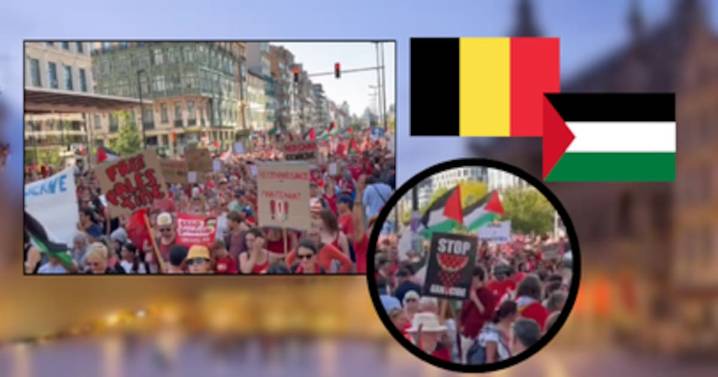 Bruselas: protesta exige fin de relaciones comerciales, militares y diplomáticas con Israel