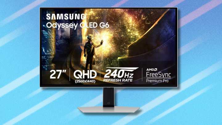 Best monitor deal: Get 25% off the Samsung Odyssey OLED G6 gaming monitor