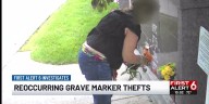 Reoccurring grave marker thefts