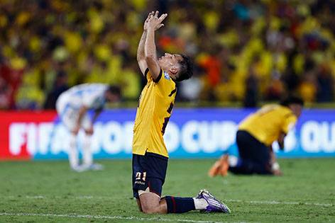 Ecuador celebra el pase a su quinto Mundial