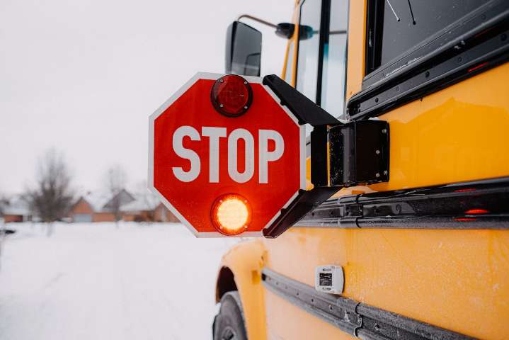 Lorain school bus struck by car that ran stop sign