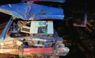 Un utilitario chocó en la parte trasera a un auto en la ruta 5, cerca de Anguil